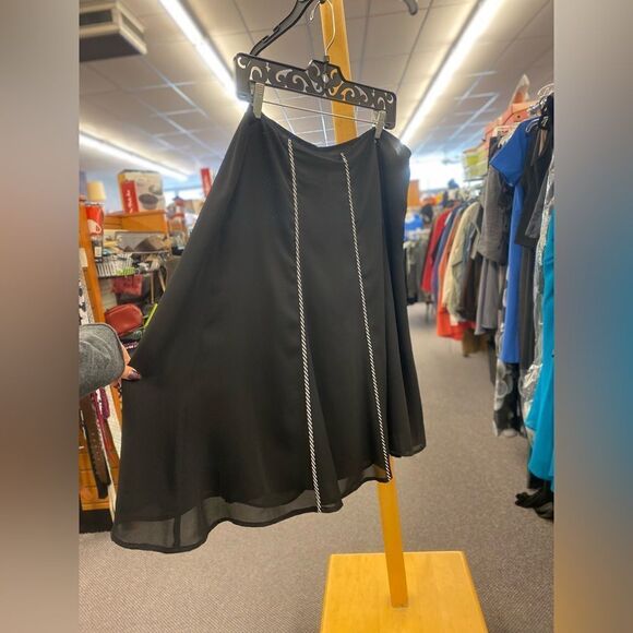 Bobbie Bee Sz.16 Black w/Stripe Accent Jacket - Picture 3 of 4